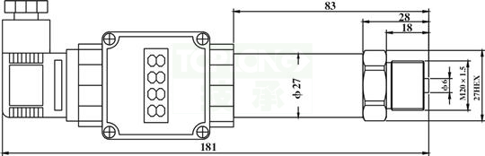 HFS靶式水流開(kāi)關(guān)流量控制范圍圖